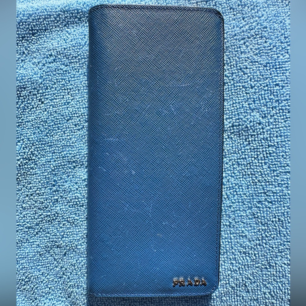 Prada Women's Wallet in Rich Blue